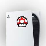 Adesivi per Auto e Moto: Mario Bros Seta Pixel rosso 5