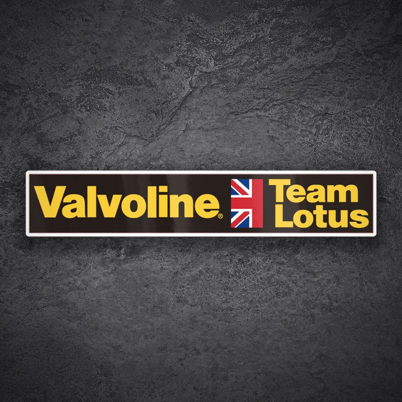 Adesivi per Auto e Moto: Valvoline Team Lotus
