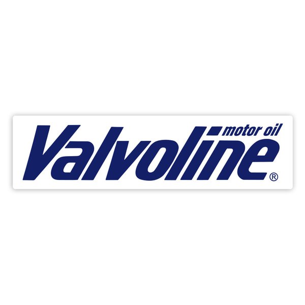 Adesivi per Auto e Moto: Valvoline Olio Motore Blu