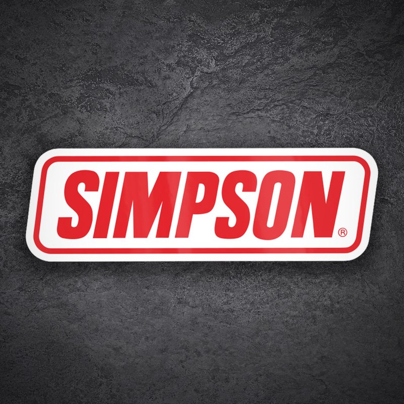 Adesivi per Auto e Moto: Simpson Logo Classico