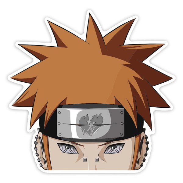 Adesivi per Auto e Moto: Naruto Pain Volto Akatsuki