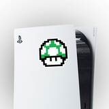 Adesivi per Auto e Moto: Mario Bros Seta Seta Pixel Verde 5