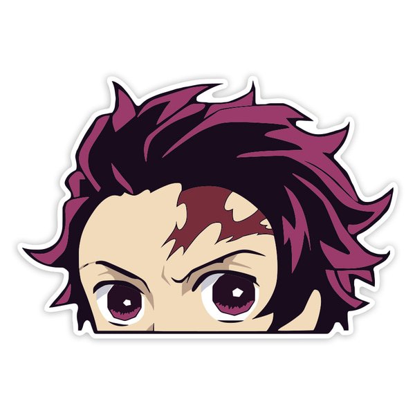 Adesivi per Auto e Moto: Demon Slayer Tanjiro Marchio