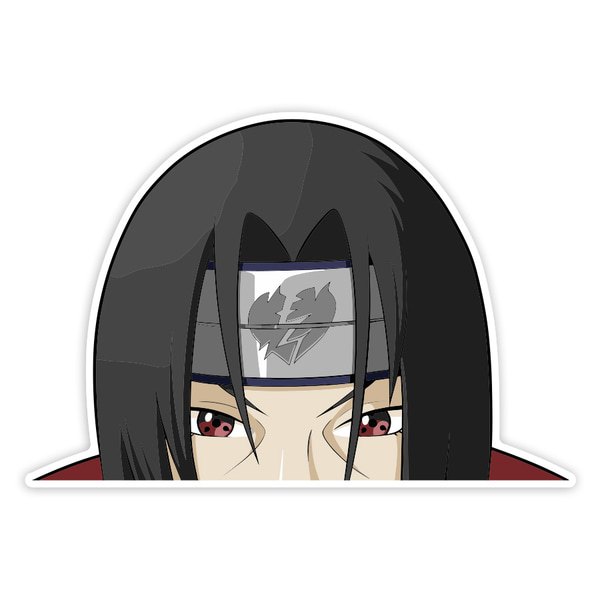 Adesivi per Auto e Moto: Naruto Itachi Akatsuki