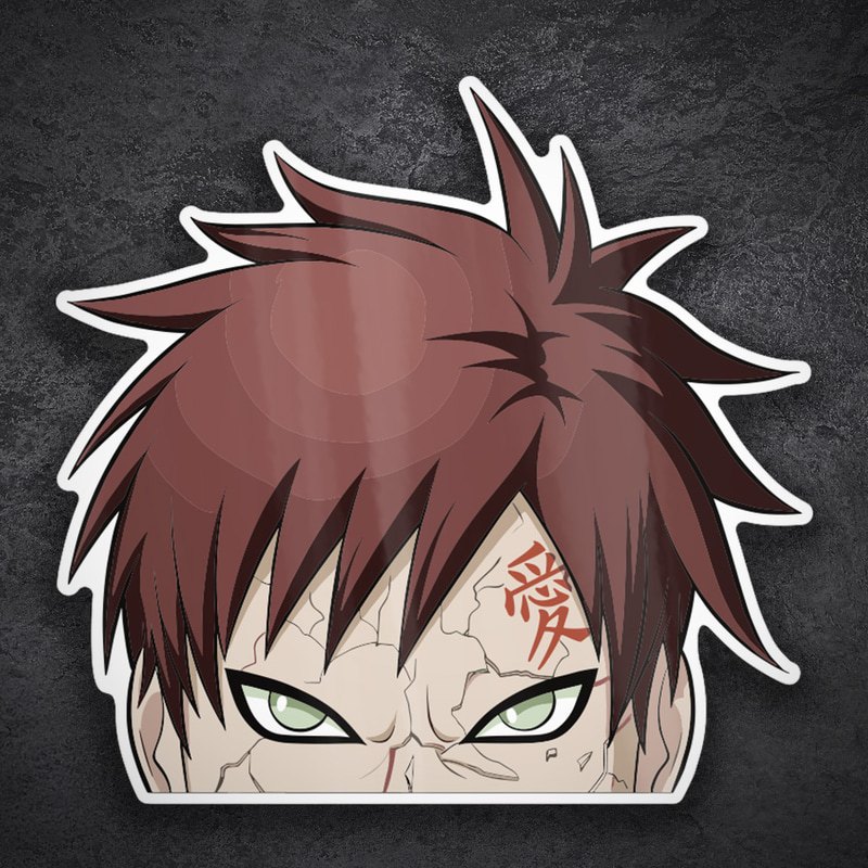 Adesivi per Auto e Moto: Naruto Gaara del Deserto