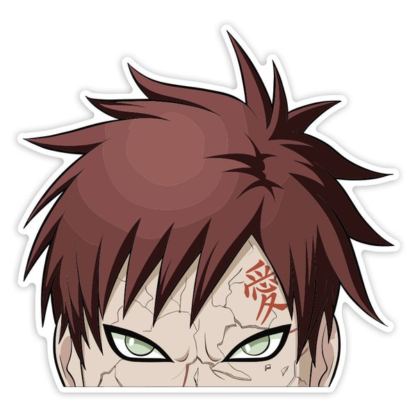 Adesivi per Auto e Moto: Naruto Gaara del Deserto
