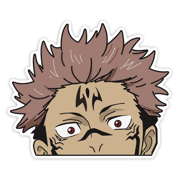 Adesivi per Auto e Moto: Jujutsu Kaisen Sukuna Volto