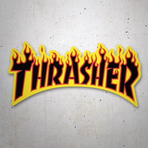 Adesivi per Auto e Moto: Thrasher fuoco