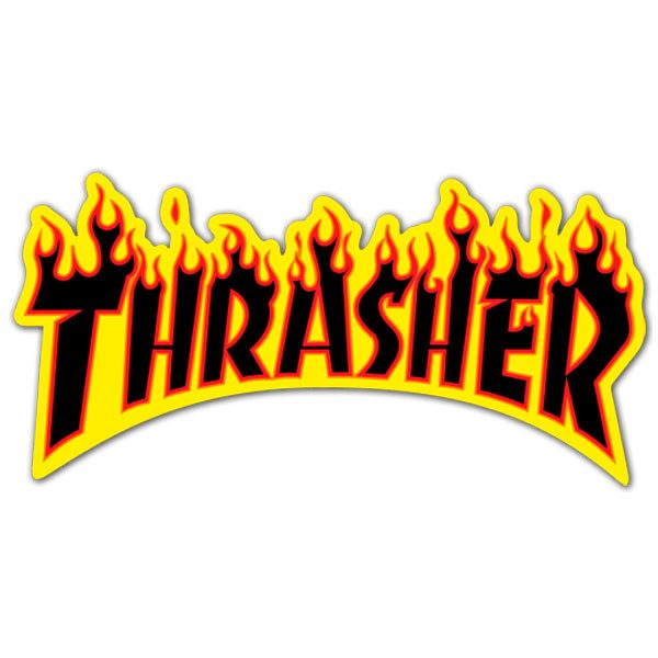 Adesivi per Auto e Moto: Thrasher fuoco