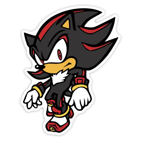 Adesivi per Auto e Moto: Shadow the Hedgehog