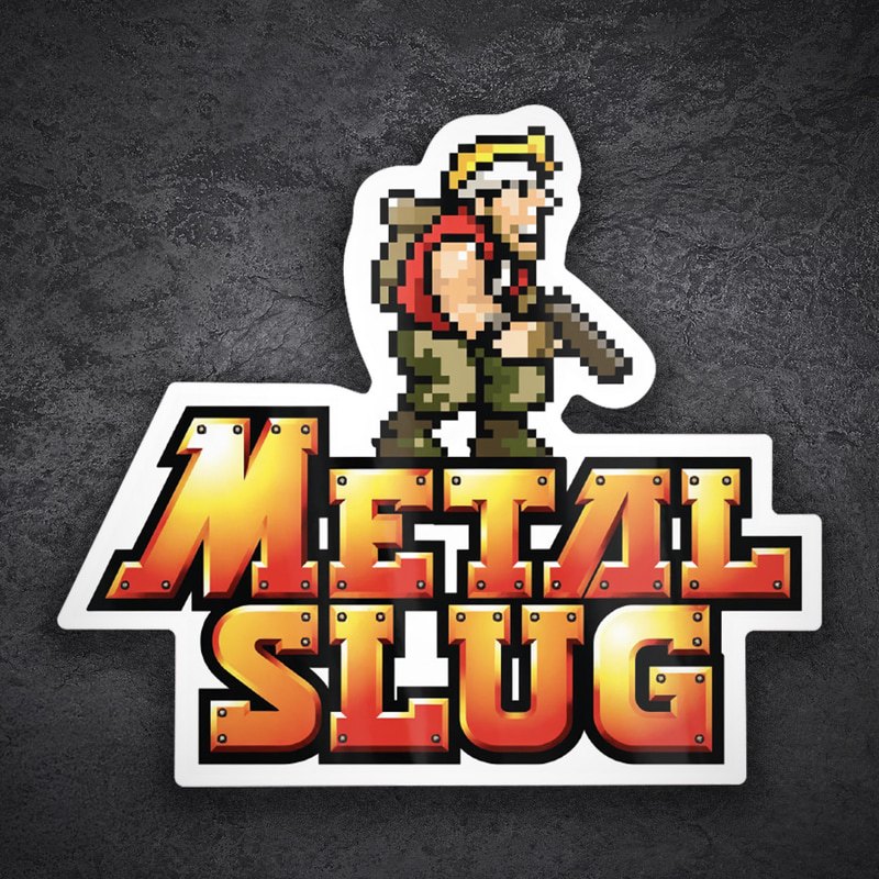 Adesivi per Auto e Moto: Metal Slug Pixel Retrò
