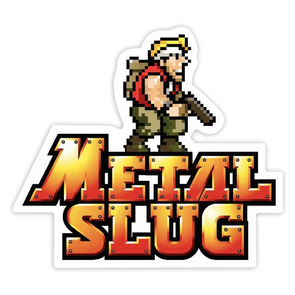 Adesivi per Auto e Moto: Metal Slug Pixel Retrò