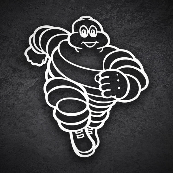 Adesivi per Auto e Moto: Michelin Bibendum Corridore