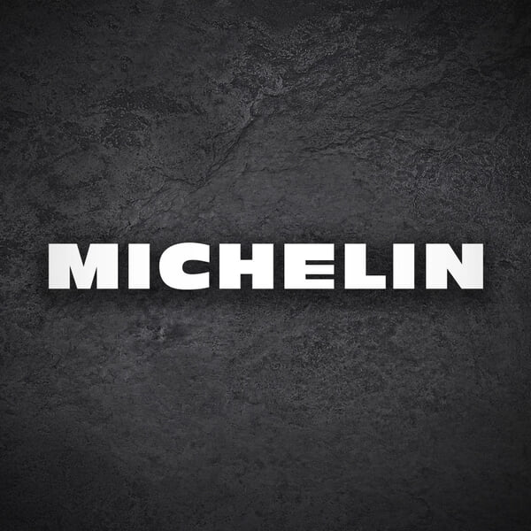 Adesivi per Auto e Moto: Michelin Lettere Orizzontali