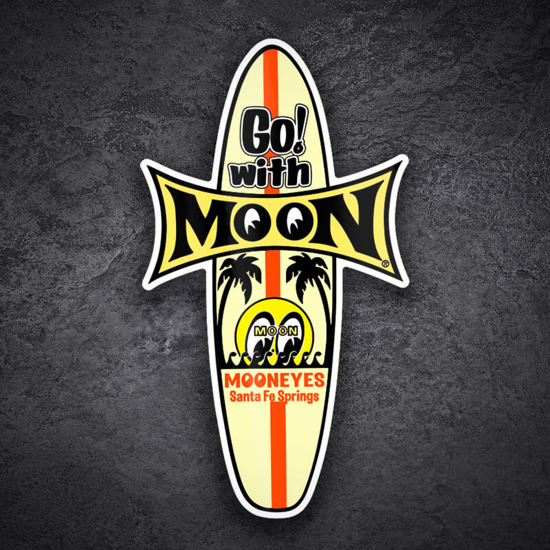 Adesivi per Auto e Moto: Go with Moon Mooneyes Santa Fe