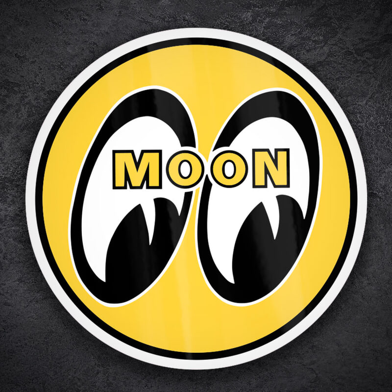 Adesivi per Auto e Moto: Logo Classico Mooneyes