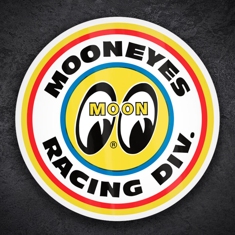 Adesivi per Auto e Moto: Moon Eyes Racing Div.