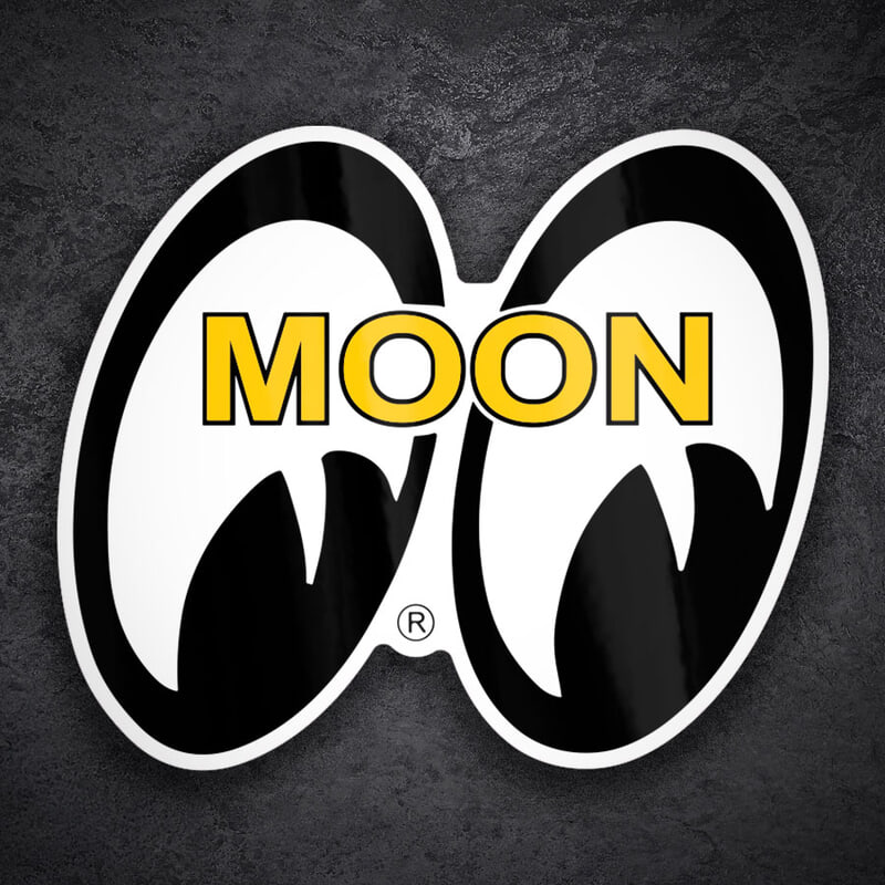 Adesivi per Auto e Moto: Logo Original Moon Eyes
