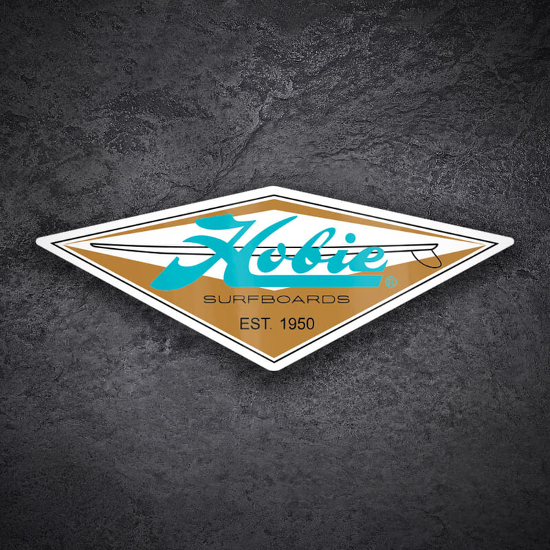Adesivi per Auto e Moto: Hobie Surfboards Est. 1950