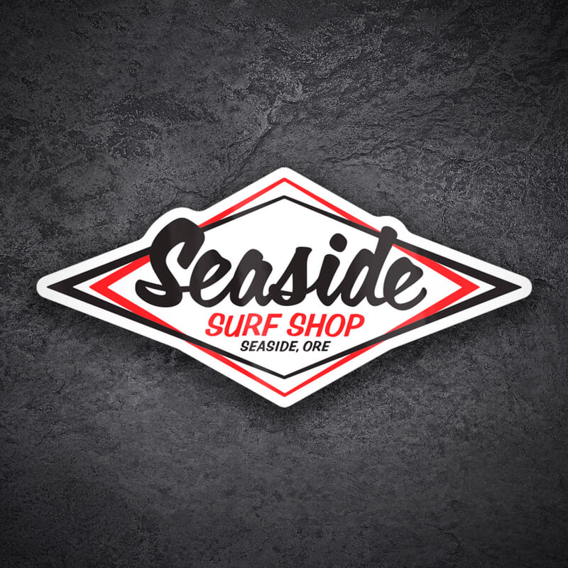 Adesivi per Auto e Moto: Seaside Surf Shop Oregon