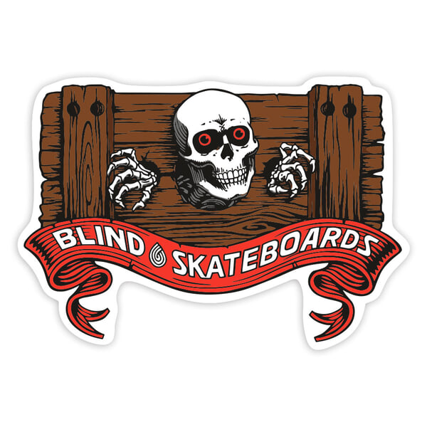 Adesivi per Auto e Moto: Blind Skateboards Teschio