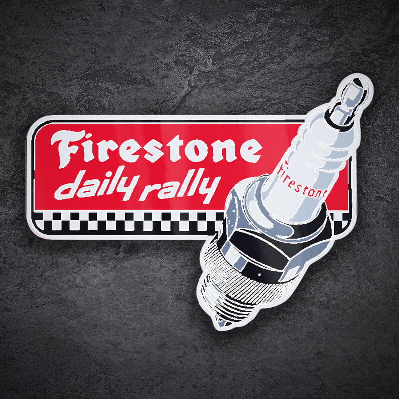 Adesivi per Auto e Moto: Firestone Daily Rally