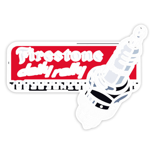 Adesivi per Auto e Moto: Firestone Daily Rally