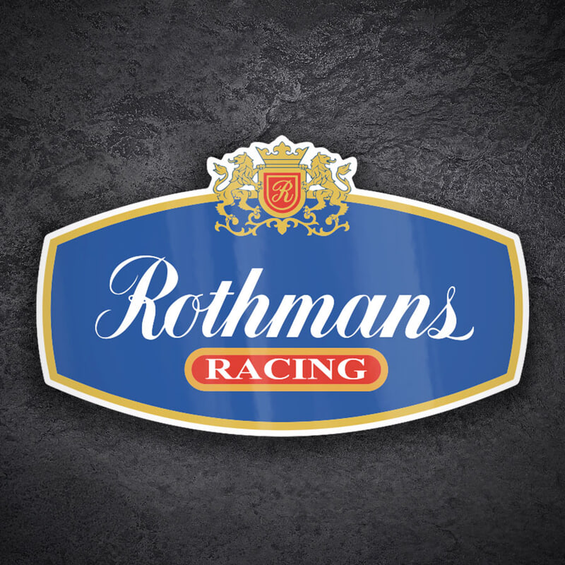 Adesivi per Auto e Moto: Rothmans Racing