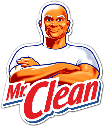 Adesivi per Auto e Moto: Mr. Clean