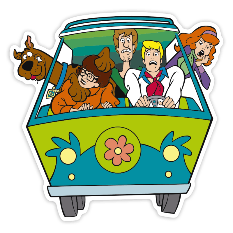Adesivi per Auto e Moto: Scooby-Doo Mystery Machine