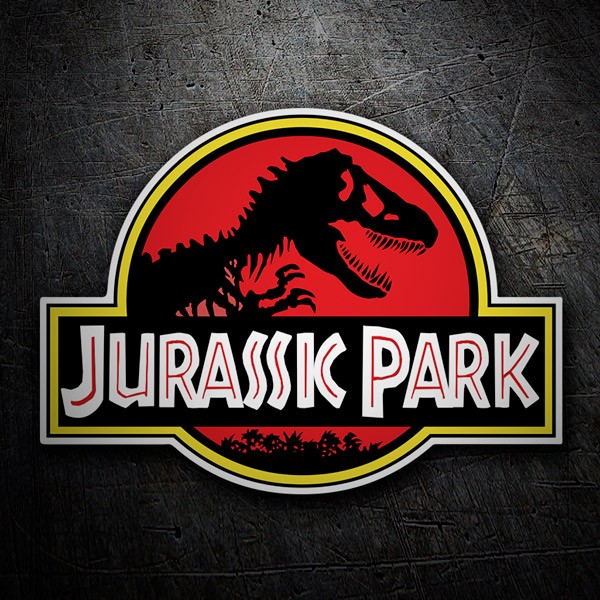 Adesivi per Auto e Moto: Jurassic Park Logo 1