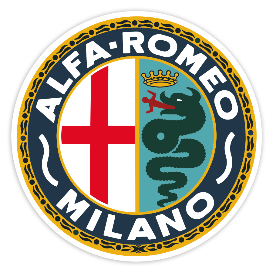 Adesivi per Auto e Moto: Emblema Alfa Romeo Milano