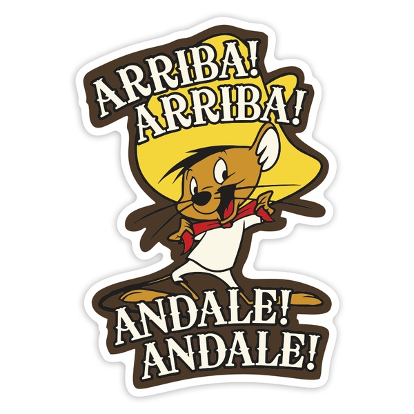 Adesivi per Auto e Moto: Speedy Gonzales ¡Ándale Ándale