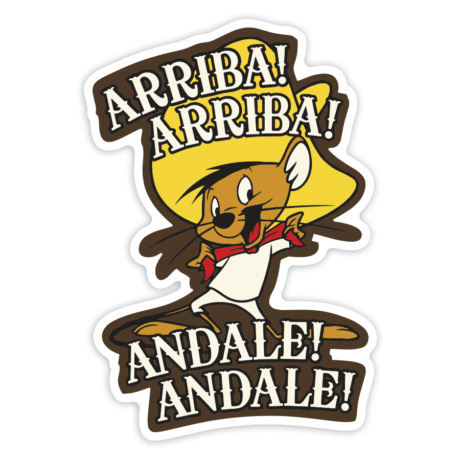 Adesivi per Auto e Moto: Speedy Gonzales ¡Ándale Ándale