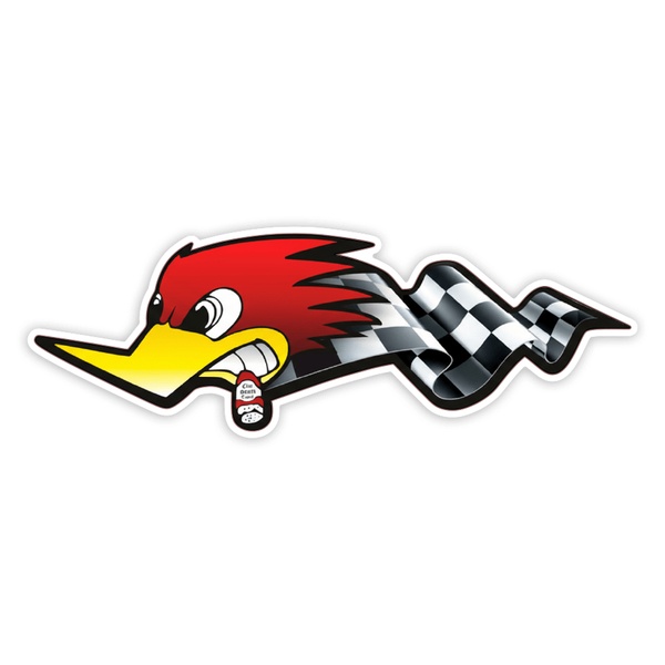 Adesivi per Auto e Moto: Mr. Horsepower Bandiera Racing