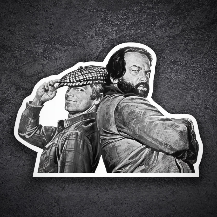 Adesivi per Auto e Moto: Bud Spencer y Terence Hill