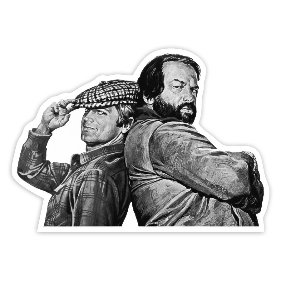 Adesivi per Auto e Moto: Bud Spencer y Terence Hill