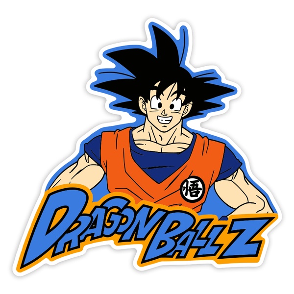Adesivi per Auto e Moto: Dragon Ball Z Goku