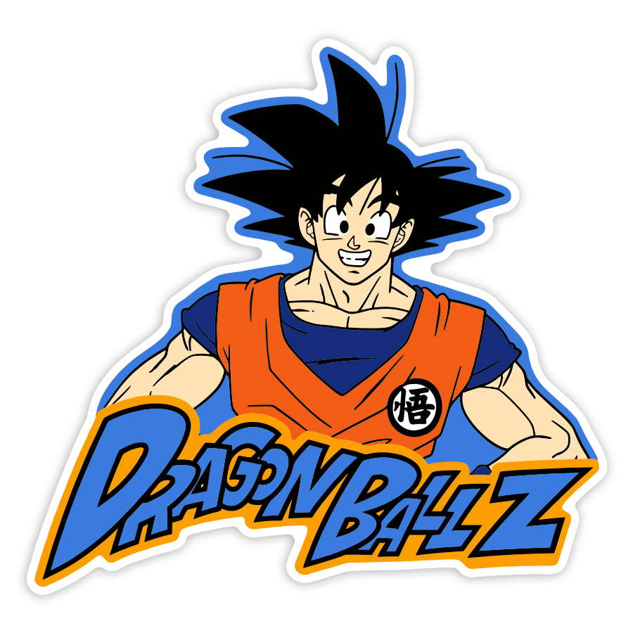 Adesivi per Auto e Moto: Dragon Ball Z Goku
