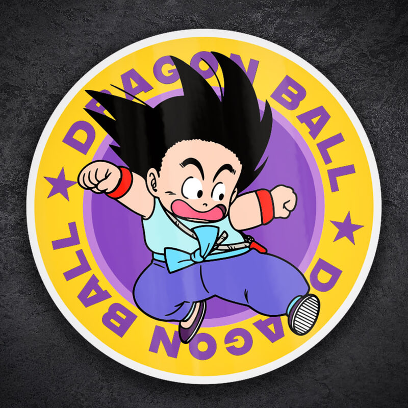Adesivi per Auto e Moto: Dragon Ball Goku Bambino