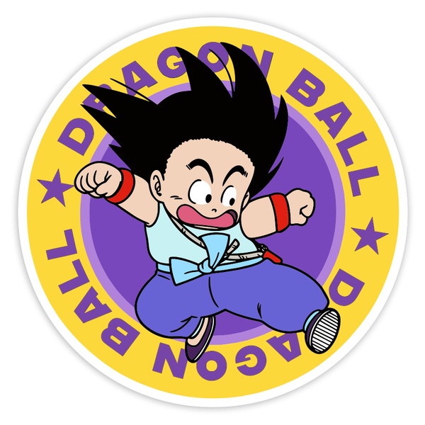Adesivi per Auto e Moto: Dragon Ball Goku Bambino