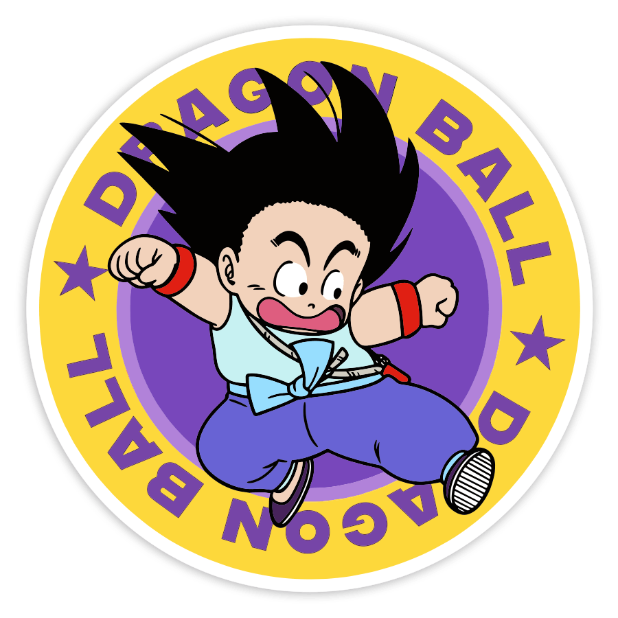 Adesivi per Auto e Moto: Dragon Ball Goku Bambino