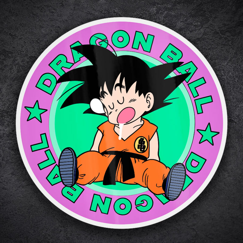 Adesivi per Auto e Moto: Dragon Ball Goku Addormentato