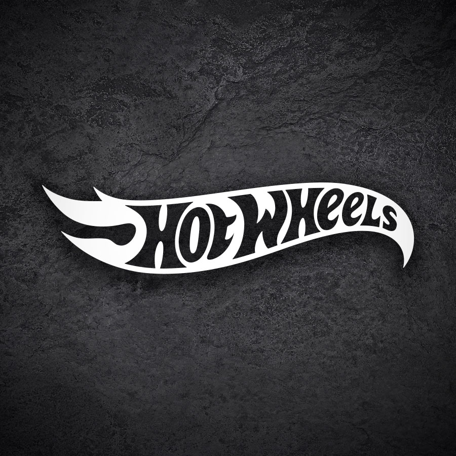 Adesivi per Auto e Moto: Hot Wheels Classico Sagomato