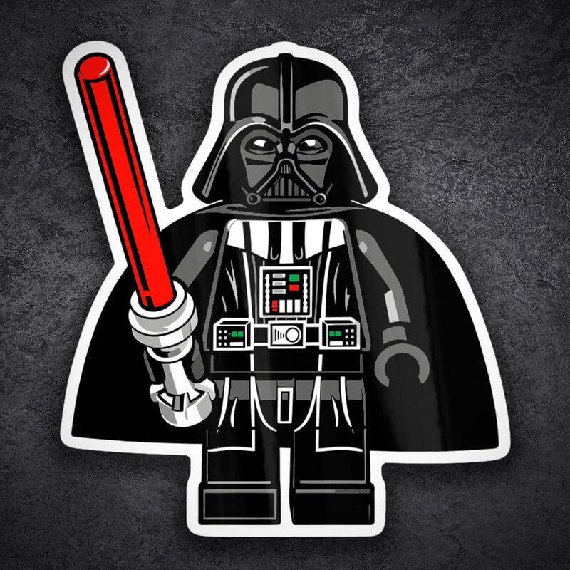 Adesivi per Auto e Moto: Lego Star Wars Darth Vader
