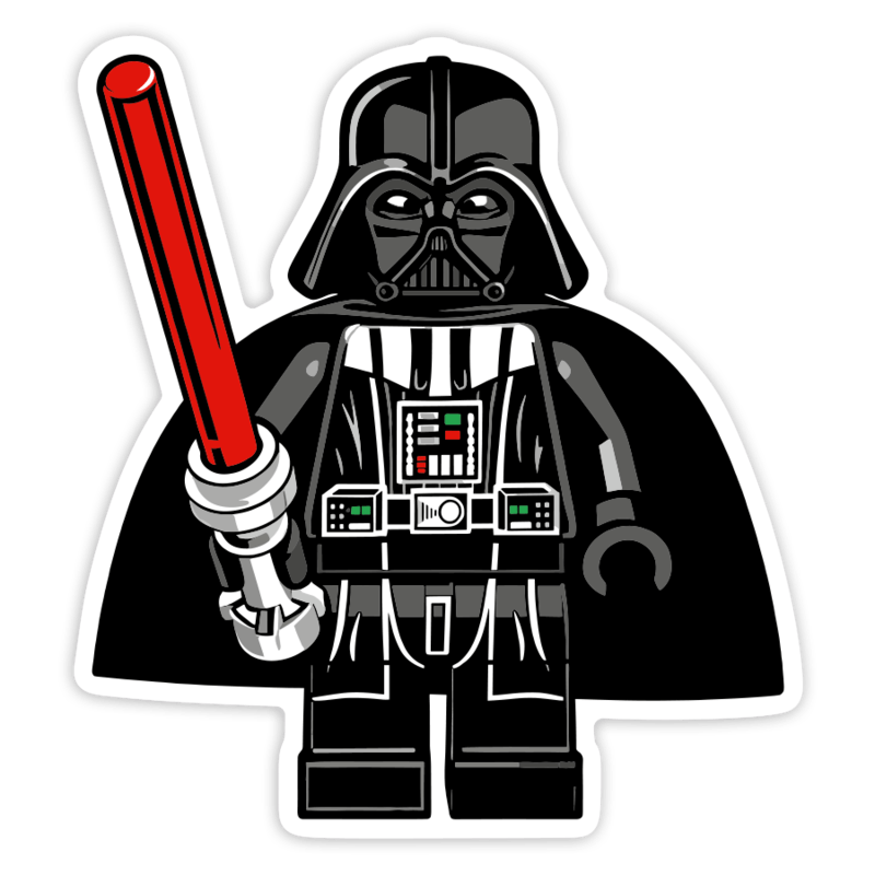 Adesivi per Auto e Moto: Lego Star Wars Darth Vader