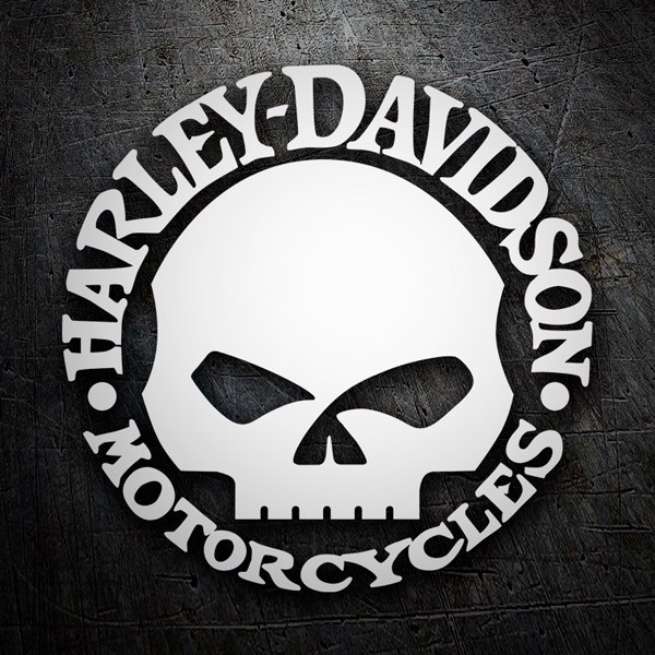 Adesivi per Auto e Moto: Harley Davidson Skull