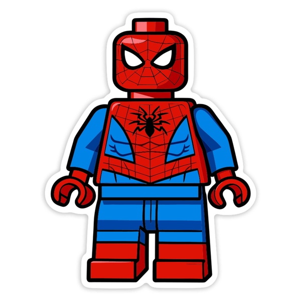 Adesivi per Auto e Moto: Lego Marvel Spider-Man