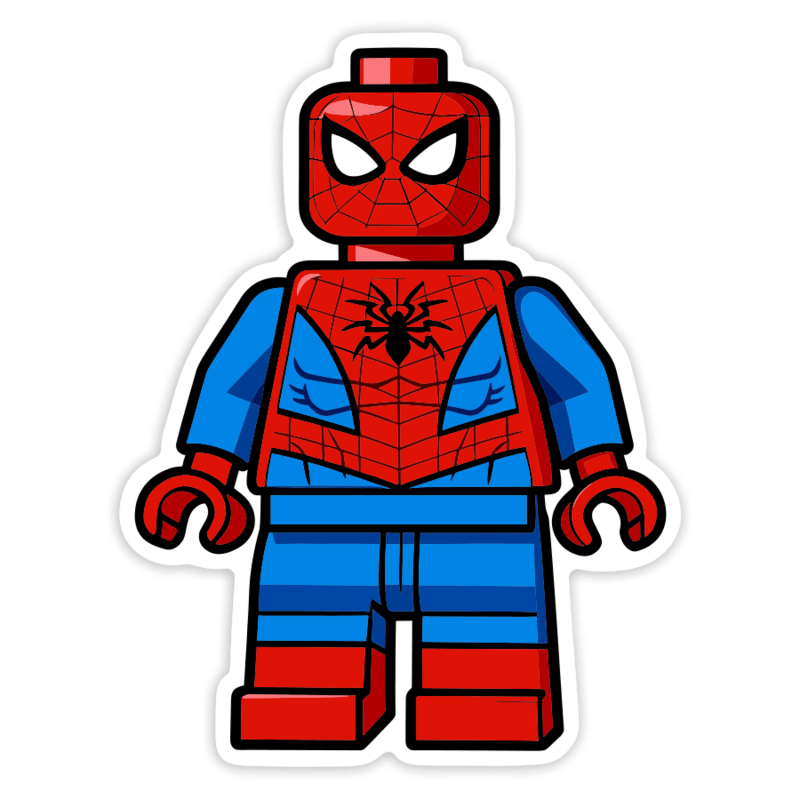 Adesivi per Auto e Moto: Lego Marvel Spider-Man