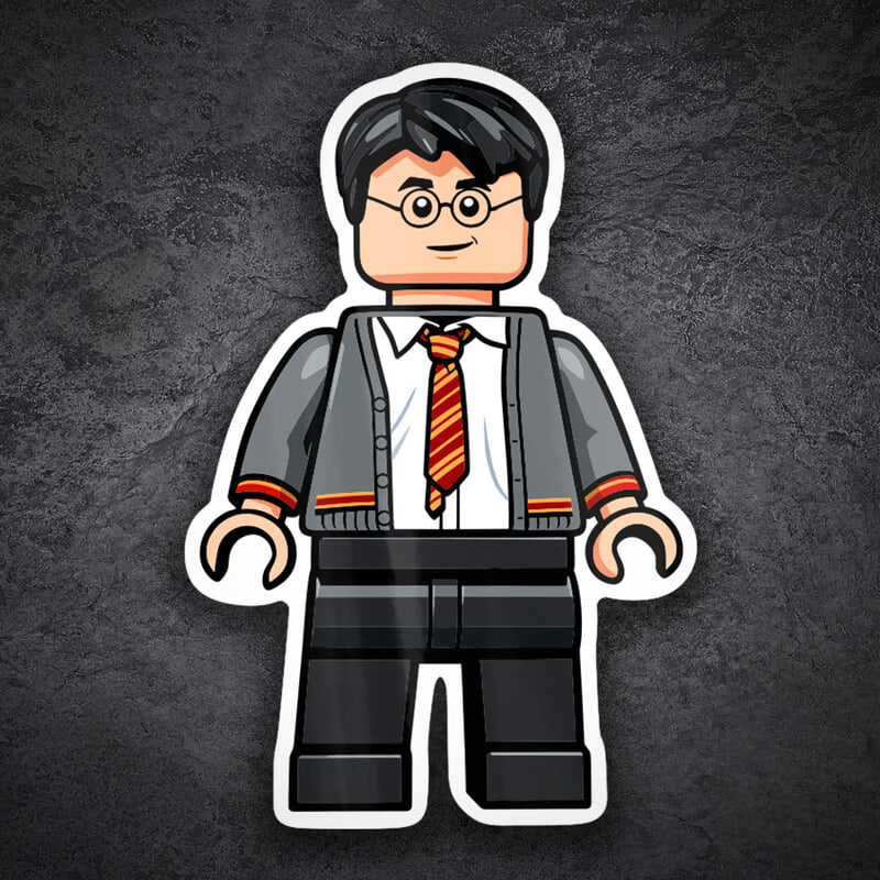 Adesivi per Auto e Moto: Lego Harry Potter